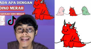Dino merah is on facebook. Fakta Lengkap Dino Merah Yang Viral Tiktok Berawal Dari Animasi Percintaan Gaes