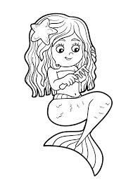 The paper you use has a big impact on your coloring pages. Pretty Mermaid Coloring Pages For Girls 101 Coloring