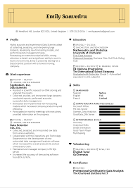 Resume templates find the perfect resume template. Data Scientist Resume Example Kickresume