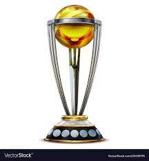 Illustration Of Realistic Cricket World Cup Trophy On Plain Background Download A Free Preview Or High Qualit World Cup Trophy Cricket World Cup Trophy Design