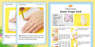 Maybe you would like to learn more about one of these? Easter Prayer Card Craft Instructions Teacher Made