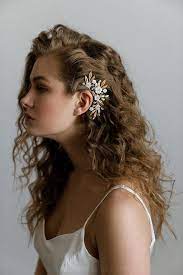Braut Blumen Haar Pin Braut Blatt Stirnband Hochzeit Moter Der Perle Hair Pin Brauthaar Stuck Braut B Floral Hair Pins Floral Accessories Hair Bridal Hair Pins