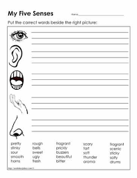 What Your Senses Do Five Senses Worksheet 5 Senses Worksheet My Five Senses