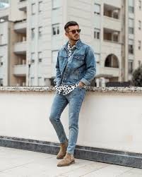 If you want to learn a few tricks of the trade on what to wear with a denim jacket, then this article is for you. Saint Laurent Nino Chelsea Boots 845 Farfetch Com Lookastic