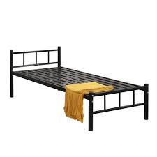 Our bed frames are solid metal and ready to fit your new mattress perfectly. China Cheap Furniture Metal Bed Single Bed Frame Metal China Steel Bed Single Bed