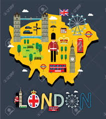 Discover sights, restaurants, entertainment and hotels. London Map With Tourist Attraction Royalty Free Cliparts Vectors And Stock Illustration Image 90569278