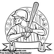 sports baseball batter coloring page 1200 塗り絵 大人の塗り絵 コロリアージュ