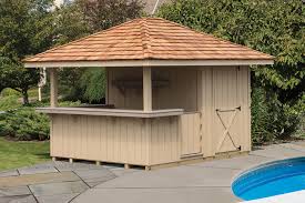 Use these easy instructions to build your own outdoor lounge. Cabanas Outdoor Bars Cedar Craft Storage Solutions