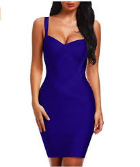 Bandage Mini Club Party Dresses In 2020 Bandage Dress Bodycon Bandage Dress Blue Bandage Dress