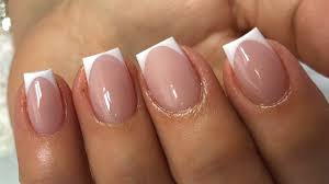 Another acrylic nail design for your short nails. How To Easy French Manicure For Beginners Acrylic Nails Tutorial Giveaway Winner Youtube