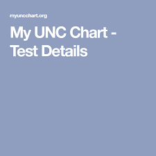My Unc Chart Test Details Heartie Login Page Chart