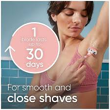 Gillette Venus Women's Razor with Reusable Handle, Refills, and Shower  Holder White Tea Pink