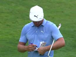 He stopped using the stroke last week at riviera, but withdrew with a hand injury after. Bryson Dechambeau Compass Use Banned Golf Monthly