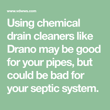 Can I Use Drano If I Have A Septic System Septic System System Drain Cleaners