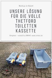 Der Alptraum Des Wohnmobilen Lebens Ein Leerer Wassertank Und Eine Volle Toiletten Kassette Eine Einfache Schnelle U Wassertank Wohnmobil Toilette Wohnmobil