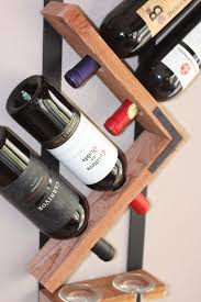 Rack De Vin Moderne De Mur Mur De Support De Vin De Zig Zag Porte Bouteilles De Vin Affichage Vertical De Vin Unique Avec Images Etageres A Bouteilles De Vin Mur De Bouteille