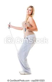 Track your shipment from the moment you order to delivery with the rogue shipping system! Young Sporty Girl Plus Size Doing Exercise With Jump Rope Weight Loss Concept Fitness Woman Isolated On White Canstock