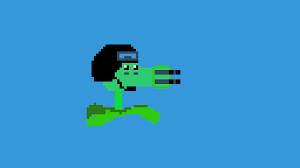 Grab a marker and follow along. Pixilart Gatling Pea By Theterrablade19