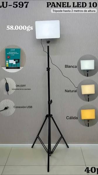 PANEL LED PROFECIONAL 10 PULGADA LU-597