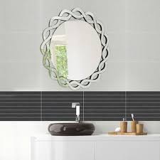 Check your appearance before you begin your day with bathroom vanity mirrors and standard wall models. Venetian Design Silver Modern Round Framed Vanity Mirror Size 30 X 30 Inches Rs 12500 Piece Id 21490752362