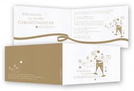 Ich soll die einladungskarten für den 70. Einladung Zum 70 Geburtstag Einladungskarten Feinekarten Com