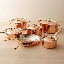 Mauviel Copper 12 Piece Cookware Set Williams Sonoma Copper Cookware Set Cookware Set Pots And Pans Sets
