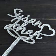 Olha O Que Eu Encontrei No Aliexpress Personalized Wedding Cake Toppers Custom Wedding Cake Toppers Wedding Cake Toppers