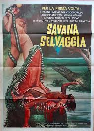 BRUTES AND SAVAGES Italian 2F movie poster 39x55 ARTHUR DAVIS 1977 CANNIBAL  NM