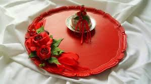 Kina Tepsisi Susleme Nasil Yapilir Kina Tepsisi Icin Fikirler Kina Suslemeler Fikirler
