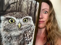 Little Owl" Graphite