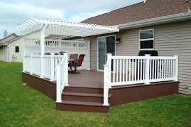 Shop.alwaysreview.com has been visited by 1m+ users in the past month 25 Well Designed Deck Railing Ideas Deck Railing Ideas Diy Metal Deck With Pergola Backyard Pergola Deck Design