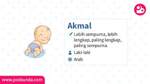 Pastinya sesuai untuk dijadikan gelaran terbaik buat bakal khalifah yang akan lahir tidak lama lagi bukan? Arti Nama Akmal Posbunda