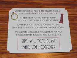 Cute Way To Invite Someone To Be Your Bridesmaids Maid Of Honor Asking Bridesmaids Bridesmaid Poems Maid Of Honor Proposal Letter