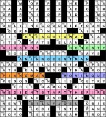 Know another solution for crossword clues containing alphabet phonetic? Tuesday May 7 2019 Diary Of A Crossword Fiend
