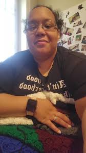 c2c crochet blanket decreasing rows using up my acrylic yarn stash loops  and threads acrylic yarn