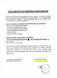 Decontarea procentului de 41,5% din salariu, in cazul angajatorilor care nu a beneficiat de. Certificat Fiscal Declaratie Notariala Pe Proprie Raspundere Model