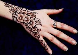 Rose henna design in arabic style. 100 Motif Gambar Henna Simple Unik Dan Paling Cantik Buat Pengantin Balubu