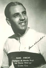 Marcel Kint tijdens het WK in Zürich 1946