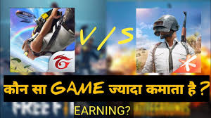 Free fire came out a year earlier than the younger brother of brendan greene's battle royale. Pubg And Free Fire Games Earning In 1 Day Freefire Vs Pubg Pubg And Free Fire Income Youtube