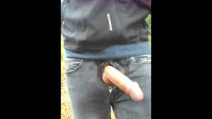Walking hard  Walking around in a public park with my boner