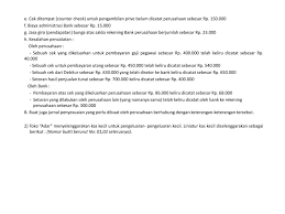 30 Cek Yang Dikeluarkan Oleh Perusahaan Tetapi Belum Diuangkan Oleh Pemegangnya Ke Bank Disebut Info Uang Online