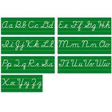 Alphabet Lines For Classroom Cursive Alphabet Charts