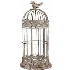 There are many different designs for decorative bird houses and cages, you can choose any one you like. Amazon Com Stonebriar Decorative Small Aged Metal Wire Bird Cage Home Kitchen