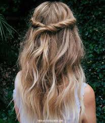 You are mainly just focusing on the top half of the hair that is either pinned back or can be put into a ponytail. 31 Amazing Half Up Half Down Hairstyles For Long Hair The Goddess