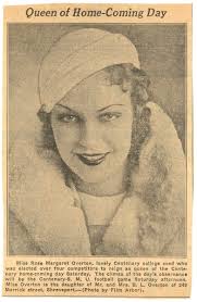 A 1930s Centenary Tradition: Fall Homecoming Celebrations