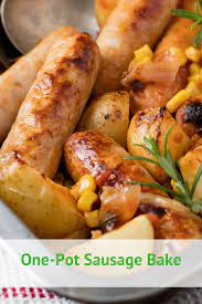 One Pot Potato Sausage Casserole Recipe Sausage Recipes For Dinner Sausage Dinner Recipes