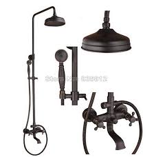 Check spelling or type a new query. Black Oil Rubbed Bronze Bathroom Clawfoot Tub Dual Handles Mixer Tap Wall Mount Rain Shower Faucet Set W 8 Shower Head Wrs017 Faucet Set Shower Faucet Setrain Shower Faucet Set Aliexpress
