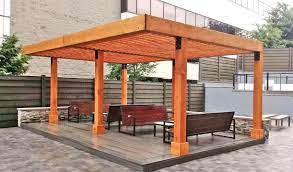 The Silverado Modern Pergola Forever Redwood Modern Pergola Pergola Backyard Patio Designs