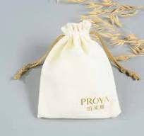 Bolsa de terciopelo off-white, bolsa de cosméticos, bolsa de cordón  pequeña, bolsa de maquillaje