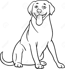 39+ labrador coloring pages for printing and coloring. Black And White Cartoon Illustration Of Funny Labrador Retriever Dog For Coloring Book Royalty Free Cliparts Vectors And Stock Illustration Image 17183186